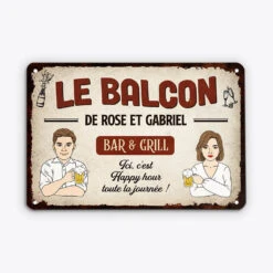Plaque Personnalisée Pour Maison – Le Balcon De Louise Et Léo