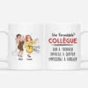 Mug Personnalisé Collègue Amie - Une Formidable Collègue -Cadeau Plus 2712MFR1 une formidable collegue dur a trouver mug personnalise pour collegue