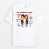Ma Meilleure Amie Mon Âme Soeur - T Shirt Pour Meilleure Amie Personnalisé -Cadeau Plus 2722AFR1 ma meilleure amie mon ame soeur t shirt pour meilleure amie personnalise