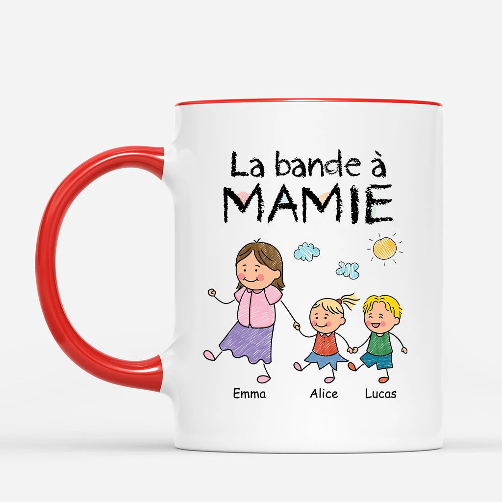 La Bande À Papy Version Dessin Au Crayon De Couleur - Mug Personnalisé Papy 4 La Bande À Papy Version Dessin Au Crayon De Couleur - Mug Personnalisé Papy – Image 2