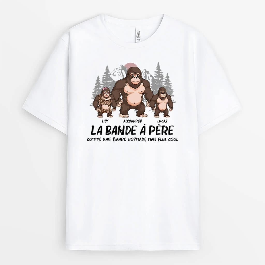 La Bande À Papy Version Singes Géants - T Shirt Personnalisé Pour Papy 4 La Bande À Papy Version Singes Géants - T Shirt Personnalisé Pour Papy – Image 2