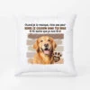 Quand Je Te Manque Version Chien - Coussin Chien Personnalisable -Cadeau Plus 2820PFR1 quand je te manque version chien coussin chien personnalisable