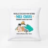Mes Chats Étaient Assis Sur Moi - Coussin Motif Chat Personnalisé -Cadeau Plus 2827PFR1 mes chats etaient assis sur moi coussin motif chat personnalise