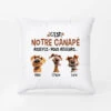 C'est Notre Canapé. Asseyez-Vous Ailleurs Version Chiens Rigolos - Coussin Chien Personnalisé 2 C'est Notre Canapé. Asseyez-Vous Ailleurs Version Chiens Rigolos - Coussin Chien Personnalisé -Cadeau Plus 2838PFR1 cest notre canape. asseyez vous ailleurs version chiens rigolos coussin chien personnalise