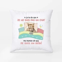Je Te Dis Que Je Ne Suis Pas Un Chat - Coussin Chat Personnalisé