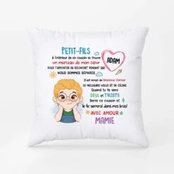 À L’Intérieur Se Trouve Un Morceau De Mon Cœur - Coussin Personnalisé Enfant