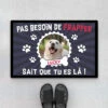 Pas Besoin De Frapper Avec Photo De Chien - Paillasson Personnalisé Chien -Cadeau Plus 2897DFR1 pas besoin de frapper avec photo de chien paillasson personnalise chien