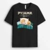 Tee Shirt Chien Personnalisé Sombre - Pyjama Officiel -Cadeau Plus 2917AFR1 pyjama officiel avec chien version sombre tee shirt chien personnalise