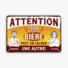 Plaque De Porte Drôle – Une Bière Peut En Cacher Une Autre 1 Plaque De Porte Drôle – Une Bière Peut En Cacher Une Autre -Cadeau Plus 2932EFR1 une biere peut en cacher une autre plaque de porte humour