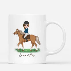 La Vie Est Meilleure Avec Un Cheval - Tasse Personnalisée Animaux -Cadeau Plus 2935MFR2 la vie est meilleure avec un cheval tasse personnalisee animaux