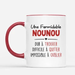 Mug Nounou Personnalisé – Une Merveilleuse Nounou -Cadeau Plus 2941MFR3 une merveilleuse nounou mug personnalise pour nounou