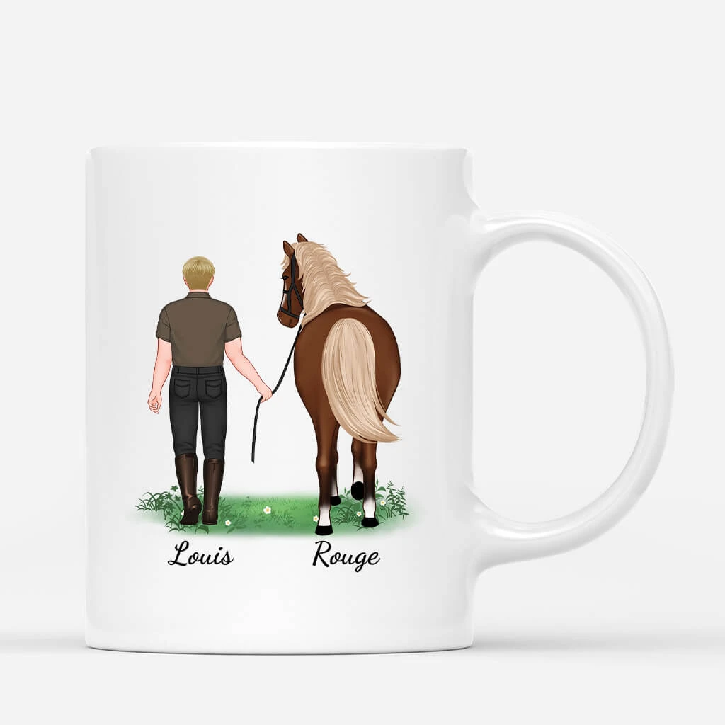Mon Cheval M'appelle Version Homme - Mug Personnalisé Avec Animaux 4 Mon Cheval M'appelle Version Homme - Mug Personnalisé Avec Animaux – Image 2