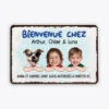 Plaque Bienvenue Chez Nous Personnalisable Avec Visages Amusants 2 Plaque Bienvenue Chez Nous Personnalisable Avec Visages Amusants -Cadeau Plus 3003EFR1 bienvenue chez nous avec visages amusants plaque de porte personnalisee famille