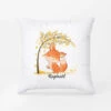 Enfant Renard Sous L'arbre - Coussin Enfant Personnalisé -Cadeau Plus 3042PFR1 enfant renard sous larbre t shirt enfant personnalise