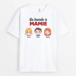 La Bande À Mamie Version Visages Ronds - T-shirt Mamie Personnalisé