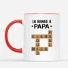 Mug Personnalisé Papy/Papa - Mot Croisé Famille Personnalisé -Cadeau Plus 3142MFR2 la bande a papy avec mots croises mug pour papy personnalisee