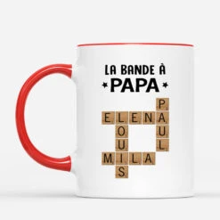 Mug Personnalisé Papy/Papa - Mot Croisé Famille Personnalisé