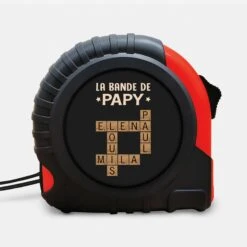 Mètre Ruban Personnalisable - La Bande À Papa - Mots Croisés