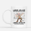 Mug Retraite Homme Personnalisé - C'est Décidé Je M'En Vais -Cadeau Plus 3160MFR1 mug retraite homme personnalise cest decide je men vais 3160m
