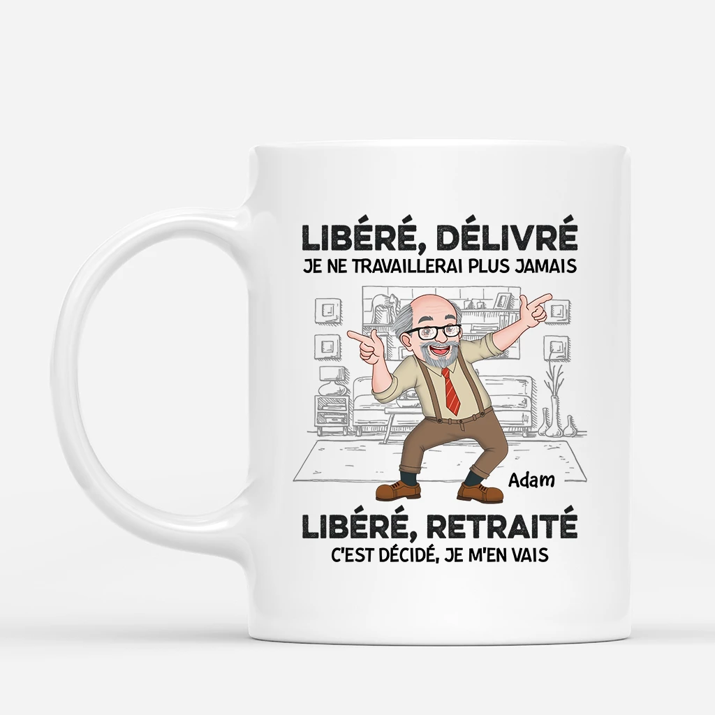 Mug Retraite Homme Personnalisé - C'est Décidé Je M'En Vais 3 Mug Retraite Homme Personnalisé - C'est Décidé Je M'En Vais