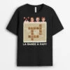 La Bande À Papy Version Mots Croisés Avec Visages - Tee Shirt Papy Personnalisable -Cadeau Plus 3184AFR1 la bande a papy version mots croises avec visages tee shirt papy personnalisable