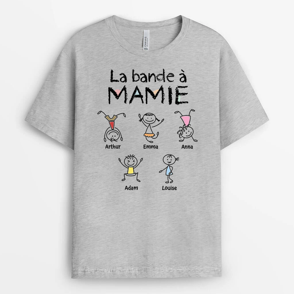 La Bande À Papy Espiègle Version Bonhommes Allumettes - Tee Shirt Papy Personnalisable 4 La Bande À Papy Espiègle Version Bonhommes Allumettes - Tee Shirt Papy Personnalisable – Image 2