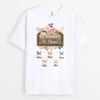 Le Jardin De Mamie Avec Papillon Esthétique - Tee Shirt Personnalisable Pour Mamie