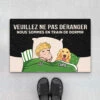 Veuillez Ne Pas Déranger Version Chien - Paillasson Personnalisé Chien -Cadeau Plus 3311DFR1 veuillez ne pas deranger version chien paillasson personnalise chien