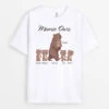 Maman Ours Brun Version T-Shirt Blanc - T-shirt Personnalisé Pour Maman -Cadeau Plus 3325AFR1 maman ours brun version t shirt blanc t shirt personnalise pour maman