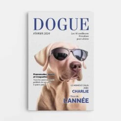 DOGUE - Toile Personnalisée Chien