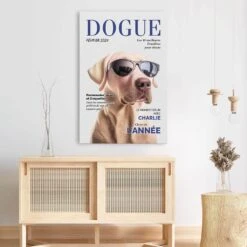 DOGUE - Toile Personnalisée Chien -Cadeau Plus 3326CFR3 dogue toile personnalisee chien