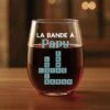 Verre À Vin Sans Pied Personnalisé - La Bande À Papy - Cadeau Mots Croisés -Cadeau Plus 3402IFR1 verre a vin sans pied personnalise la bande a papy cadeau mots croises 3402i8q5b