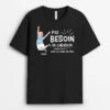 Pas Besoin De Cheveux Version Homme Joyeux - T-shirt Personnalisé Homme -Cadeau Plus 3403AFR1 pas besoin de cheveux version homme joyeux t shirt personnalise homme