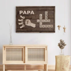 Papa Version Bosse De Poing Et Mots Croisés - Toile Personnalisée Papa 7 Papa Version Bosse De Poing Et Mots Croisés - Toile Personnalisée Papa -Cadeau Plus 3440CFR3 papa version bosse de poing et mots croises toile personnalisee papa