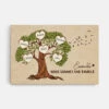 Toile Famille Personnalisée - Arbre Généalogique 2 Toile Famille Personnalisée - Arbre Généalogique -Cadeau Plus 3447CFR1 ensemble nous formons une famille version larbre genealogique toile famille sur mesure