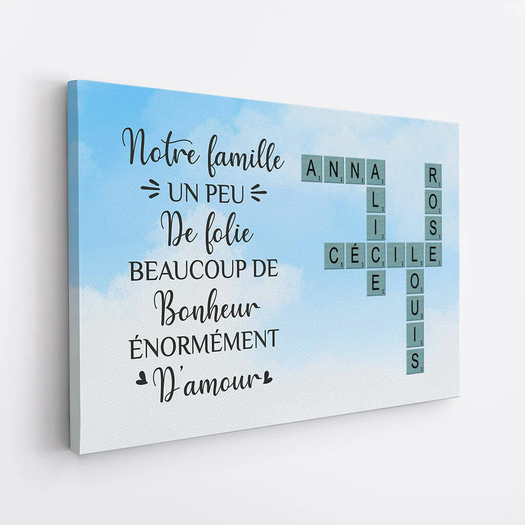 Toile De Fond Mots Fléchés – Famille Et Ciel D’amour 4 Toile De Fond Mots Fléchés – Famille Et Ciel D’amour – Image 2