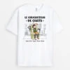 Le Chuchoteur De Chats - Tee Shirt Avec Des Chats -Cadeau Plus 3502AFR1 le chuchoteur de chats tee shirt avec des chats