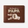 Portefeuille Cuir Personnalisé - La Bande À Papa - Avec Check Mains Version Carte -Cadeau Plus 3508JFR1 portefeuille cuir personnalise la bande a papa avec check mains version carte 3508j5i3b