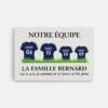 Notre Équipe De Football - Toile Personnalisée Famille 2 Notre Équipe De Football - Toile Personnalisée Famille -Cadeau Plus 3528CFR1 notre equipe de football toile personnalisee famille