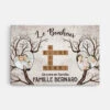 Toile Mot Croisé Famille Personnalisée – Le Bonheur Se Crée En Famille -Cadeau Plus 3549CFR1 le bonheur se cree en famille toile famille personnalisee