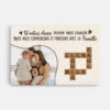 Tableau Famille Personnalisé Avec Prénoms En Mots Croisés -Cadeau Plus 3576CFR1 nous commencons et finissons avec la famille tableau famille personnalise