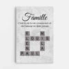 Toile Mot Croisé Prénom Famille – Là Où La Vie Commence Et L’amour Ne Finit Jamais -Cadeau Plus 3591CFR1 famille cest la ou la vie commence et lamour ne finit jamais version simple toile famille personnalisable