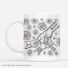 [Effet D'impression 3D] Mamie Tenant Les Mains Avec Fleurs Roses - Mug Mamie Personnalisé -Cadeau Plus 3599MFR2 mamie tenant les mains avec fleurs roses 3d mug mamie personnalise 07140168 85b6 46e4 9e8b d7443bc6a31c