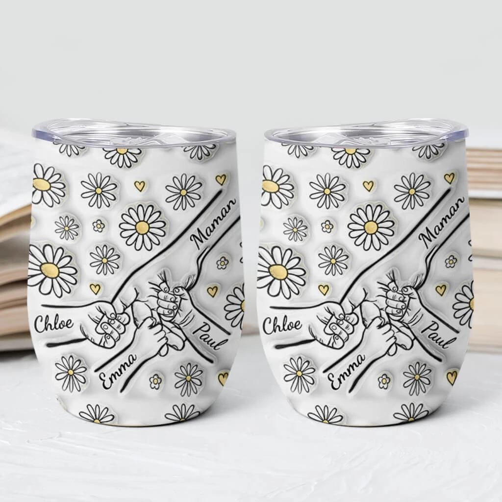 Mug Isotherme 355ml Personnalisé - Mamie - Fleurs Roses Effet 3D 4 Mug Isotherme 355ml Personnalisé - Mamie - Fleurs Roses Effet 3D – Image 2