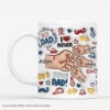 [Effet D'impression 3D] Meilleur Papa Avec Bosses De Poing Authentiques - Mug Papa Personnalisé -Cadeau Plus 3607MFR2 meilleur papa avec bosses de poing authentiques 3d mug papa personnalise 858047a1 b999 466b 9d34 12ddc97c6c53