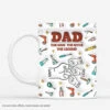 [Effet D'impression 3D] Papa Légende Avec Bosses De Poing Version Accessoires - Mug Papa Personnalisé -Cadeau Plus 3617MFR2 papa legende avec bosses de poing version accessoires 3d mug papa personnalise 0ba0149a 25e1 4831 9352 920963d76170