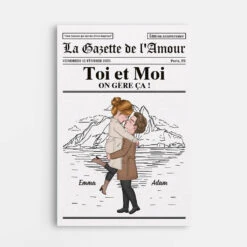 Tout L’Amour Qui Mérite D’Être Imprimé - Tableau Couple Personnalisé