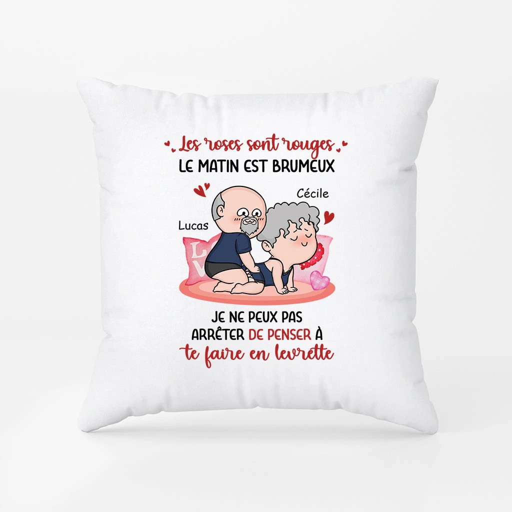 Je Ne Peux Pas Arrêter De Penser À Toi Version Humoristique - Coussin Personnalisé Pour Couple 4 Je Ne Peux Pas Arrêter De Penser À Toi Version Humoristique - Coussin Personnalisé Pour Couple – Image 2