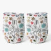 [Effet D'Impression 3D] Mug Isotherme 355ml Personnalisé - Maman/Mamie - Petites Fleurs