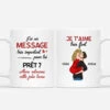 J'ai Un Message Important Pour Toi Version Romantique - Mug Pour Couple Personnalisable -Cadeau Plus 3752MFR1 jai un message important pour toi version romantique mug pour couple personnalisable